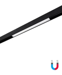 Spot LED 25W Liniar pentru sina Magnetica Negru