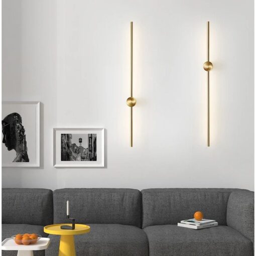 aplica led nordic line gold