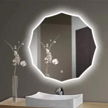 Oglinda LED 10W de baie HoneyComb