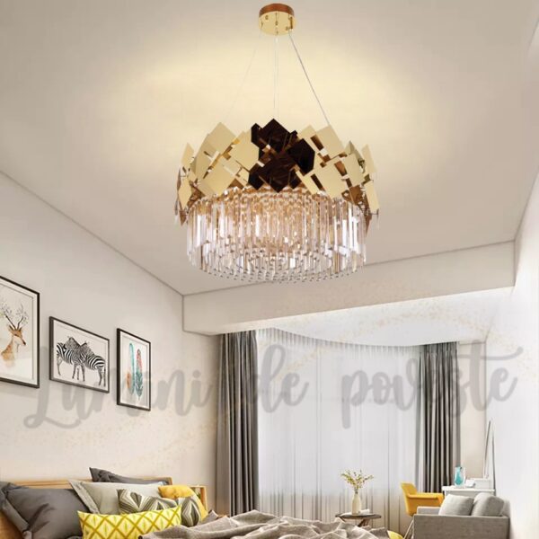 Candelabru Lorette Auriu Lucios LM 400