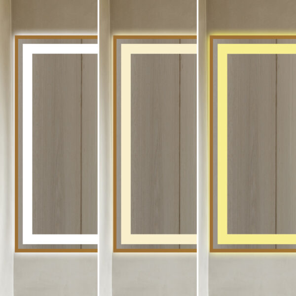 Oglinda LED 20W de baie Luxury 60x80 LDPJ127