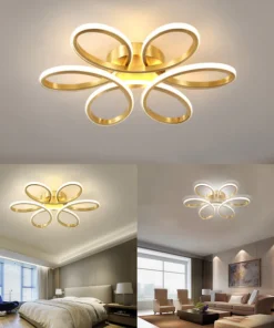 Lustra LED 120W Ceiling Zaza Gold