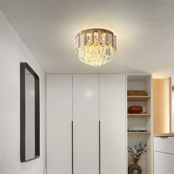 Plafoniera LED 48W Mini Aurora Rose Gold