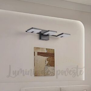 Aplica LED 24W baie Trio Black