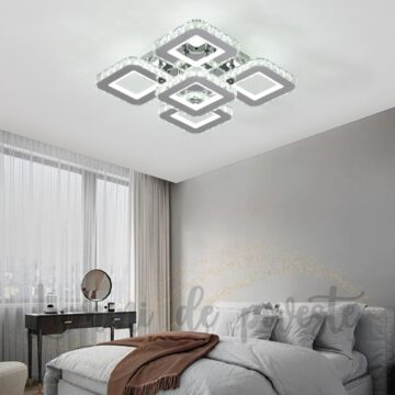 Lustra LED 170W Ceiling 5 Krystal RGB