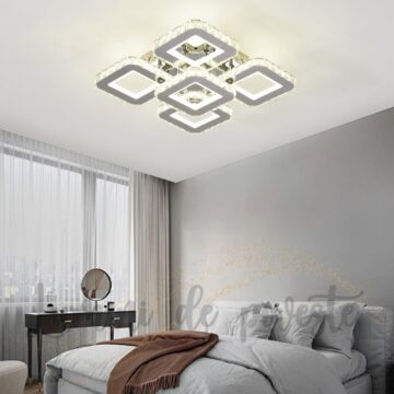 Lustra LED 170W Ceiling 5 Krystal RGB