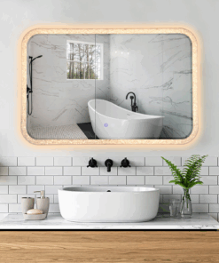 Oglinda LED 51W de baie Frost