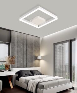 Plafoniera LED 80W Minimalist Square Alb