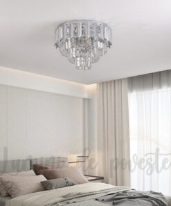 Plafoniera LED 72 W Aurora Silver