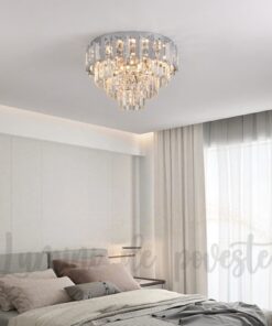 Plafoniera LED 72 W Aurora Silver