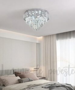 Plafoniera LED 72 W Aurora Silver