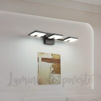 Aplica LED 24W baie Trio Black