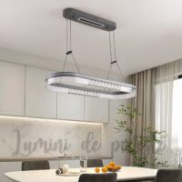 Candelabru LED 160 W Minimalist Krystal Dining 90x30