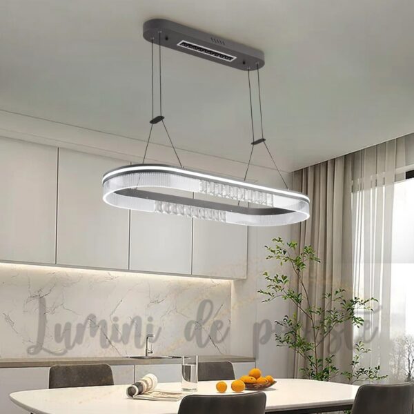 Candelabru LED 160 W Minimalist Krystal Dining 90x30