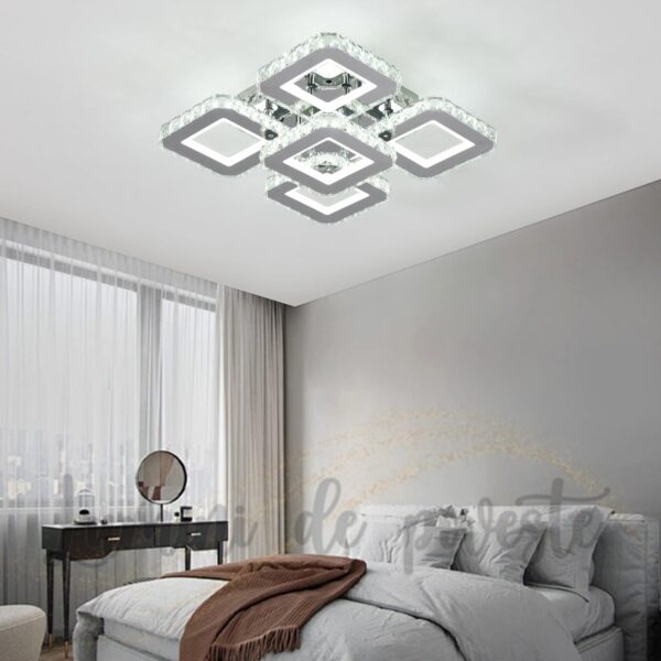 Lustra LED 170W Ceiling 5 Krystal RGB