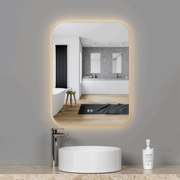 Oglinda LED 46W de baie Egress