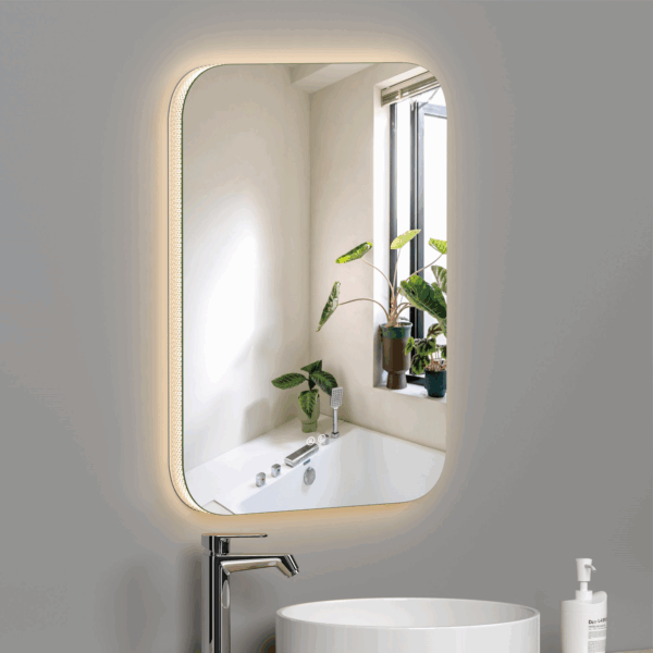 Oglinda LED 31W de baie Egress