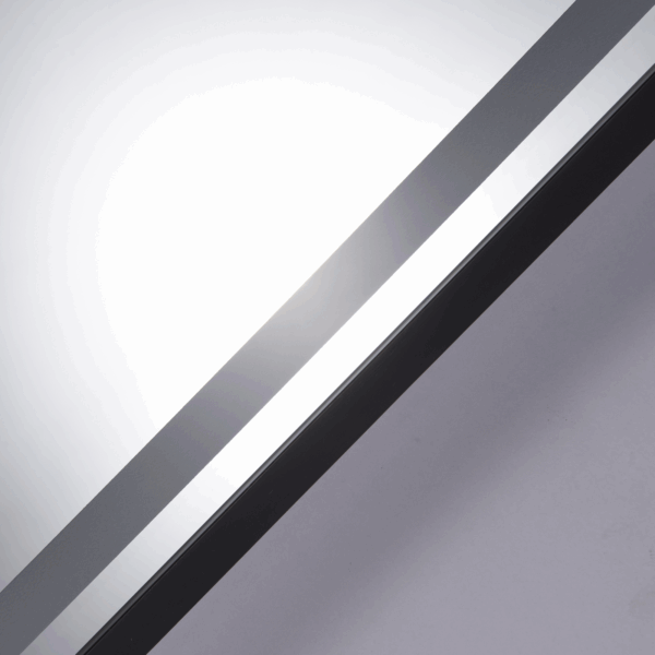 Oglinda LED 47W de baie Visage Black 60x80 OD039