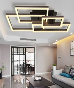 Lustra LED 184W Minimalist Rectangle Maro