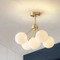 candelabru moon cu globuri atomic