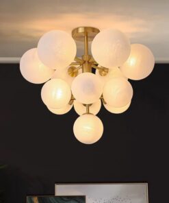 candelabru moon cu globuri atomic