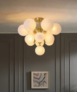 candelabru moon cu globuri atomic