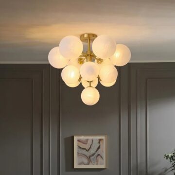 candelabru moon cu globuri atomic