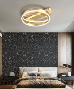 Lustra LED 120W Minimalist Venn Auriu