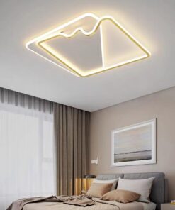Plafoniera LED 160W Sway Square Gold