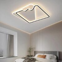 Plafoniera LED 160W Sway Square Black