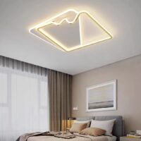 Plafoniera LED 160W Sway Square Gold