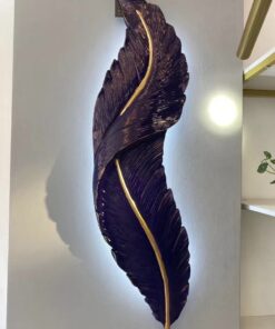 aplica led pana neagra Feather Black