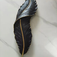 aplica led pana neagra Feather Black