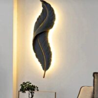 aplica led pana neagra Feather Black