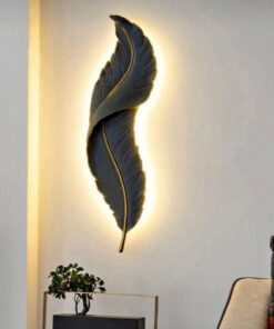 aplica led pana neagra Feather Black