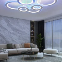 Lustra LED 172W Krystal 6 RGB