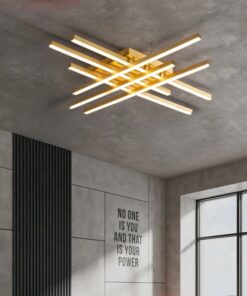 Lustra LED 130W Zig Zag Gold Mini