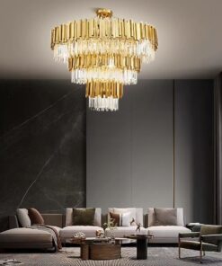 Plafoniera Scaly Gold Matte 750