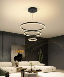 Minimalist Black 3 Candelabru LED