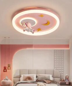 Lustra LED 76W Pink Unicorn