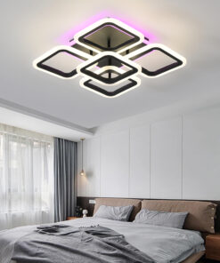 Lustra LED Ceiling 5 mini negru rgb