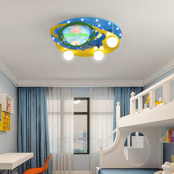 Lustra LED Planet cu Difuzor si Bluetooth