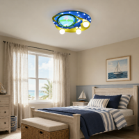 Lustra LED copii Planeta cu Difuzor (Boxa) si Bluetooth
