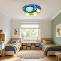 Lustra LED copii Planeta cu Difuzor (Boxa) si Bluetooth