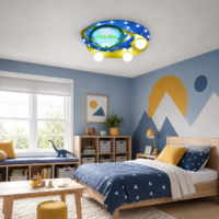 Lustra LED copii Planeta cu Difuzor (Boxa) si Bluetooth