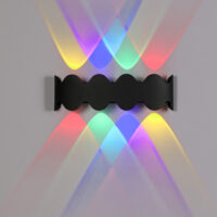 Aplica LED Exterior Zig-Zag RGB 8W