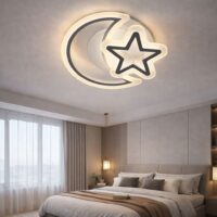 Lustra LED 78W Moon Star White