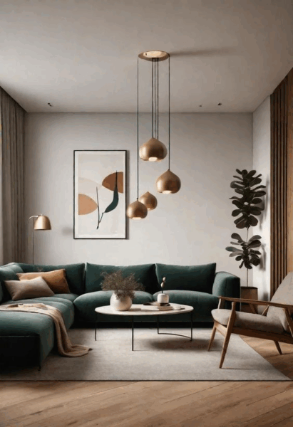 Idei de amenajare a unui living mare cu poze din care sa te inspiri