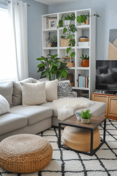 Idei de amenajare a unui living mare cu poze din care sa te inspiri