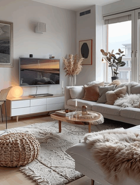 Idei de amenajare a unui living mare cu poze din care sa te inspiri